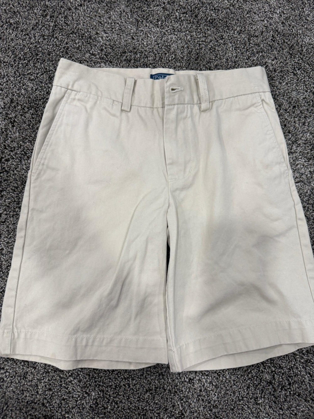 Polo by Ralph Lauren Boys khaki Flat-Front Shorts